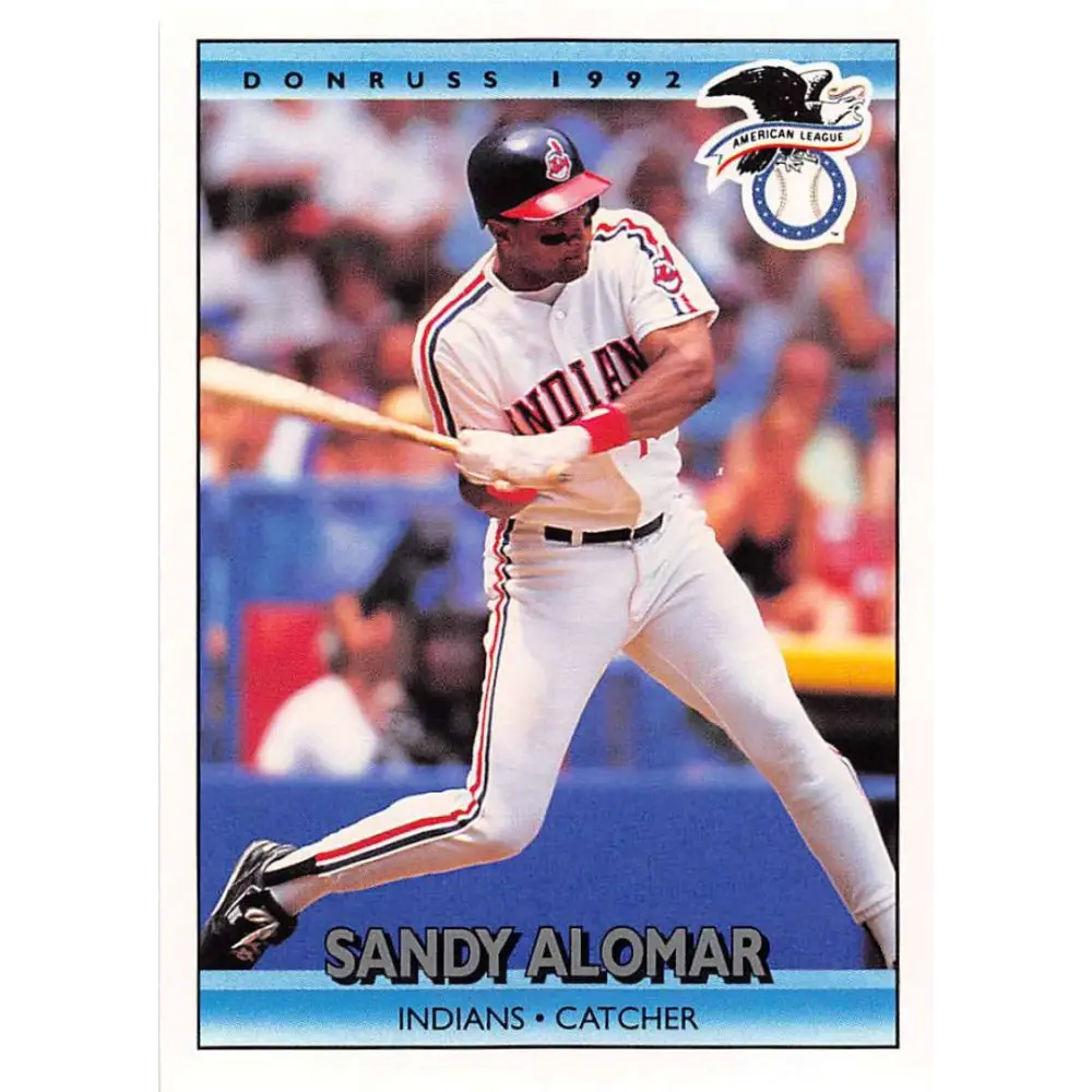 1992 Donruss #29 Sandy Alomar Jr. AS NM-MT Cleveland Indians Baseball Card Image 1