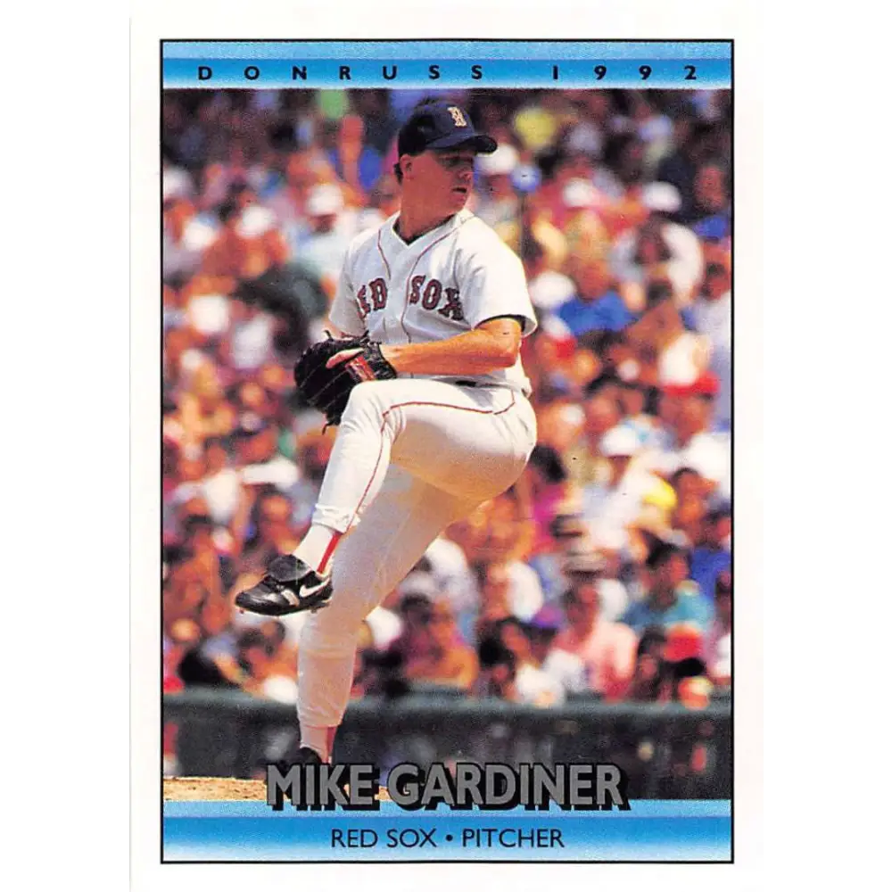1992 Donruss #290 Mike Gardiner NM-MT Boston Red Sox Baseball Card Image 1