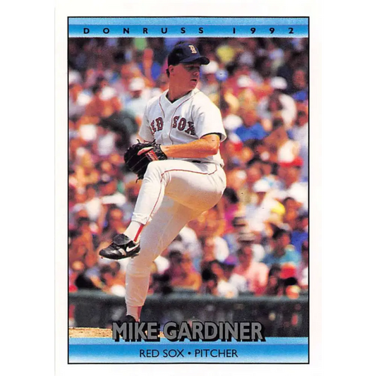 1992 Donruss #290 Mike Gardiner NM-MT Boston Red Sox Baseball Card Image 1