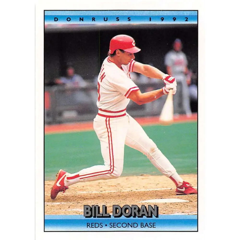 1992 Donruss #293 Bill Doran NM-MT Cincinnati Reds Baseball Card Image 1