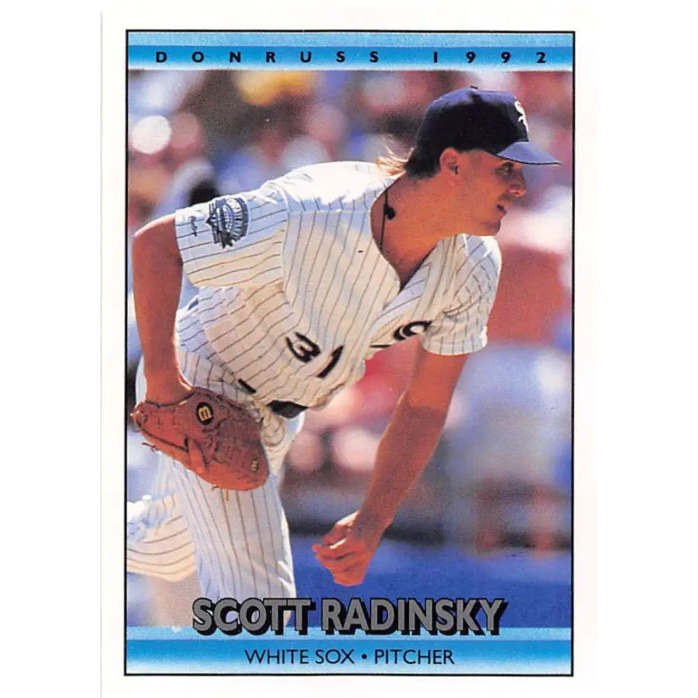 1992 Donruss #299 Scott Radinsky NM-MT Chicago White Sox Baseball Card Image 1