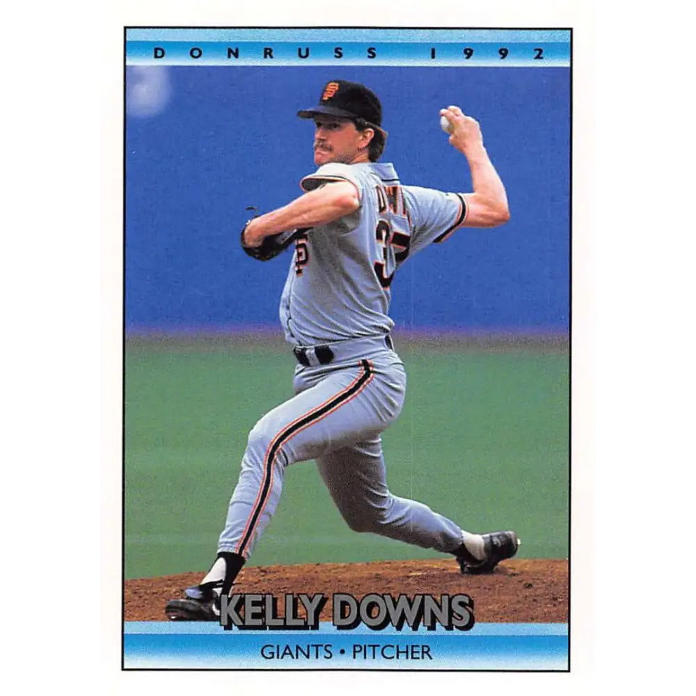 1992 Donruss #303 Kelly Downs NM-MT San Francisco Giants Baseball Card Image 1