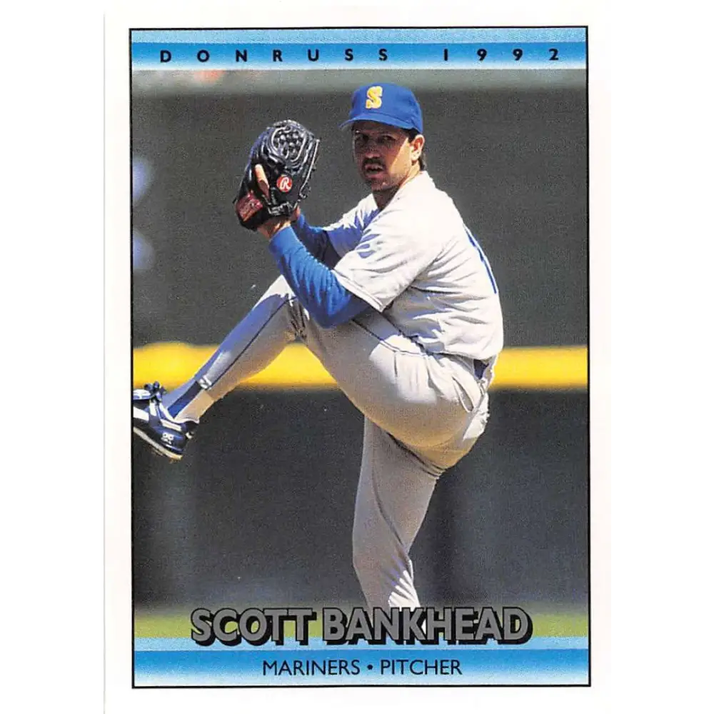 1992 Donruss #304 Scott Bankhead NM-MT Seattle Mariners Baseball Card Image 1