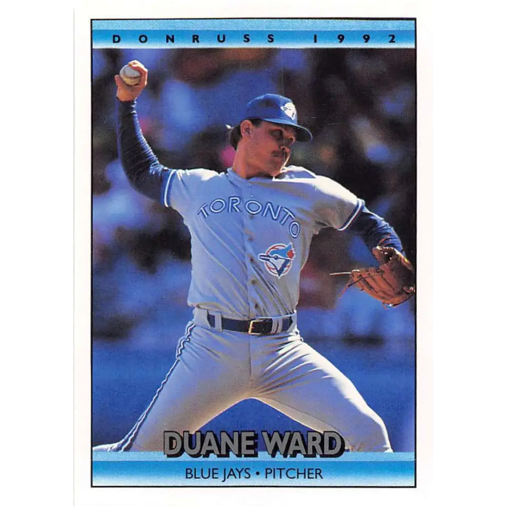1992 Donruss #308 Duane Ward NM-MT Toronto Blue Jays Baseball Card Image 1