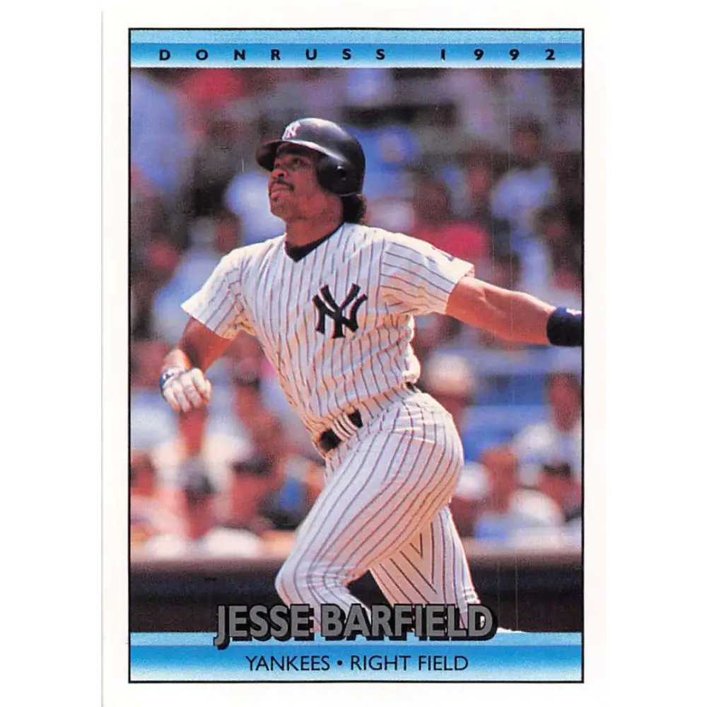 1992 Donruss #316 Jesse Barfield NM-MT New York Yankees Baseball Card Image 1