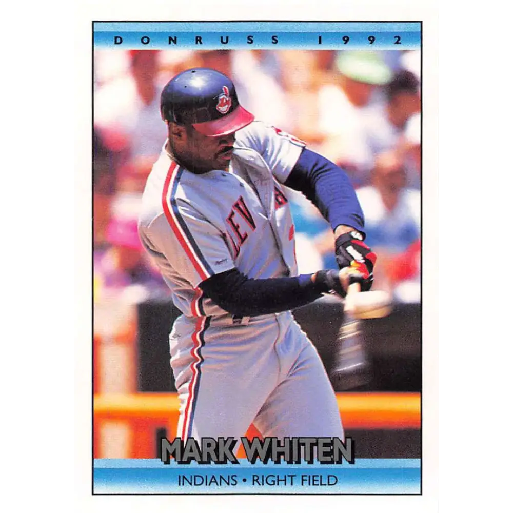 1992 Donruss #325 Mark Whiten NM-MT Cleveland Indians Baseball Card Image 1