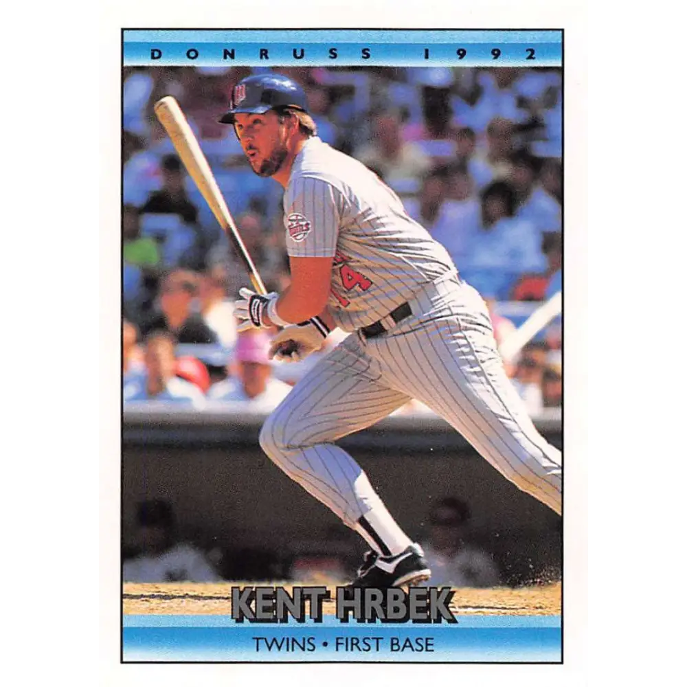 1992 Donruss #326 Kent Hrbek NM-MT Minnesota Twins Baseball Card Image 1