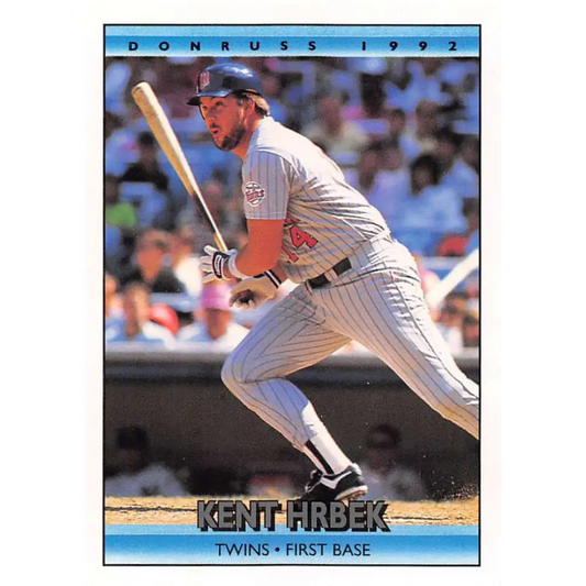 1992 Donruss #326 Kent Hrbek NM-MT Minnesota Twins Baseball Card Image 1