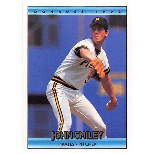 1992 Donruss #331 John Smiley NM-MT Pittsburgh Pirates Baseball Card Image 1