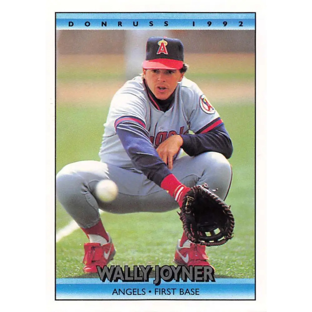 1992 Donruss #333 Wally Joyner NM-MT California Angels Baseball Card Image 1