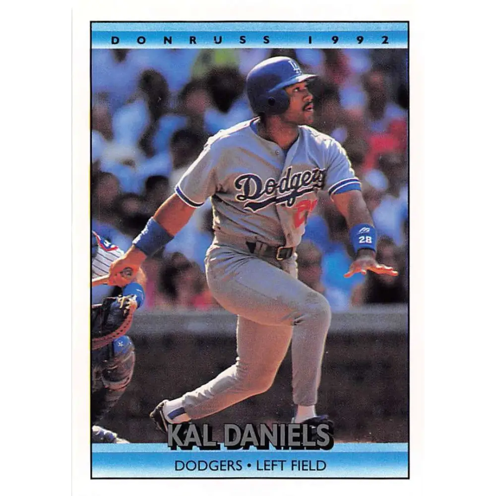 1992 Donruss #343 Kal Daniels NM-MT Los Angeles Dodgers Baseball Card Image 1