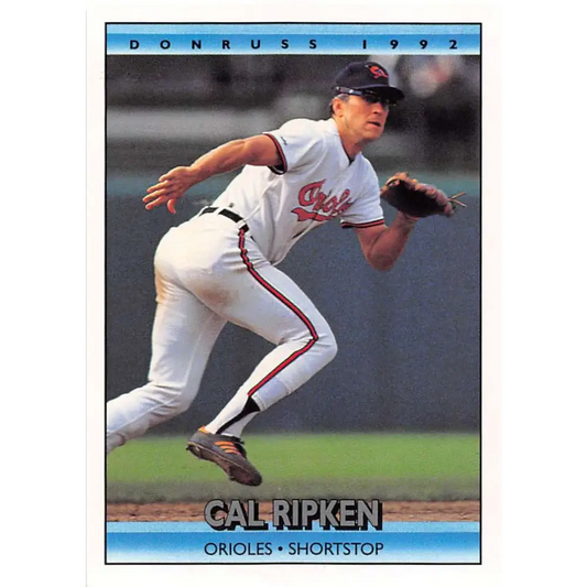 1992 Donruss #35 Cal Ripken Jr. NM-MT Baltimore Orioles Baseball Card Image 1