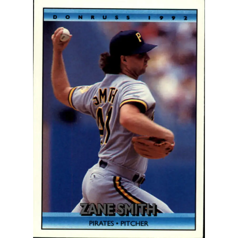 1992 Donruss #360 Zane Smith NM-MT Pittsburgh Pirates Baseball Card Image 1