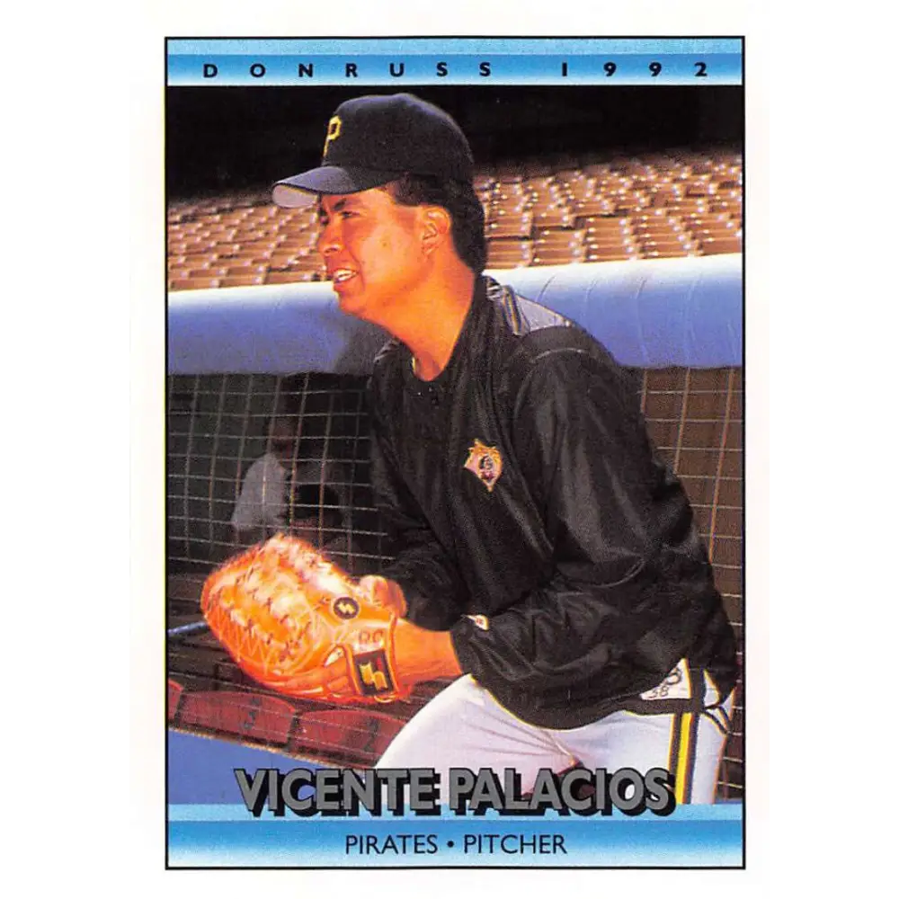 1992 Donruss #365 Vicente Palacios NM-MT Pittsburgh Pirates Baseball Card Image 1
