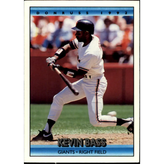 1992 Donruss #373 Kevin Bass NM-MT San Francisco Giants Baseball Card Image 1