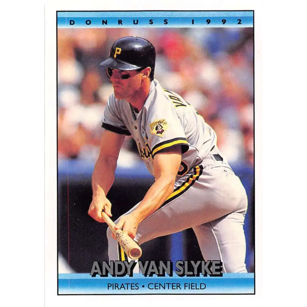 1992 Donruss #383 Andy Van Slyke NM-MT Pittsburgh Pirates Baseball Card Image 1