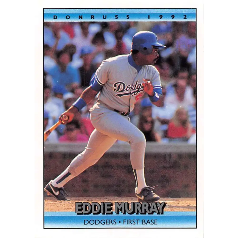 1992 Donruss #392 Eddie Murray NM-MT Los Angeles Dodgers Baseball Card Image 1