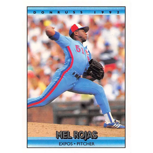 1992 Donruss #435 Mel Rojas NM-MT Montreal Expos Baseball Card Image 1
