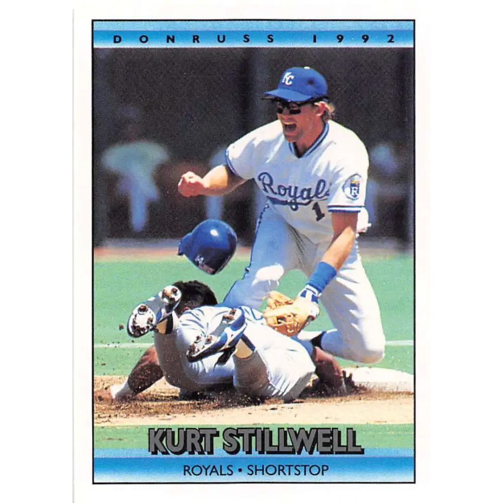 1992 Donruss #440 Kurt Stillwell NM-MT Kansas City Royals Baseball Card Image 1