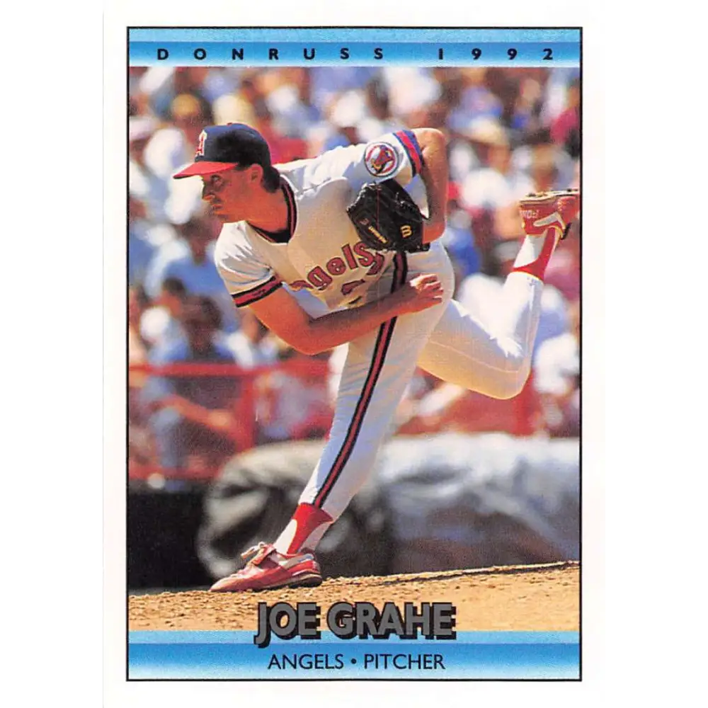 1992 Donruss #445 Joe Grahe NM-MT California Angels Baseball Card Image 1