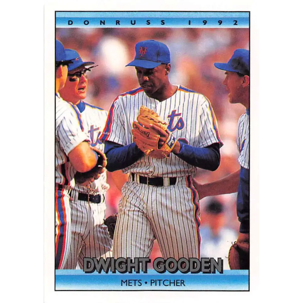 1992 Donruss #446 Dwight Gooden NM-MT New York Mets Baseball Card Image 1