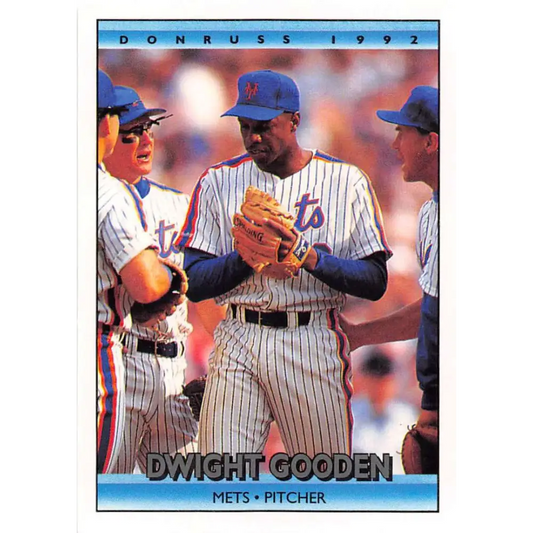1992 Donruss #446 Dwight Gooden NM-MT New York Mets Baseball Card Image 1