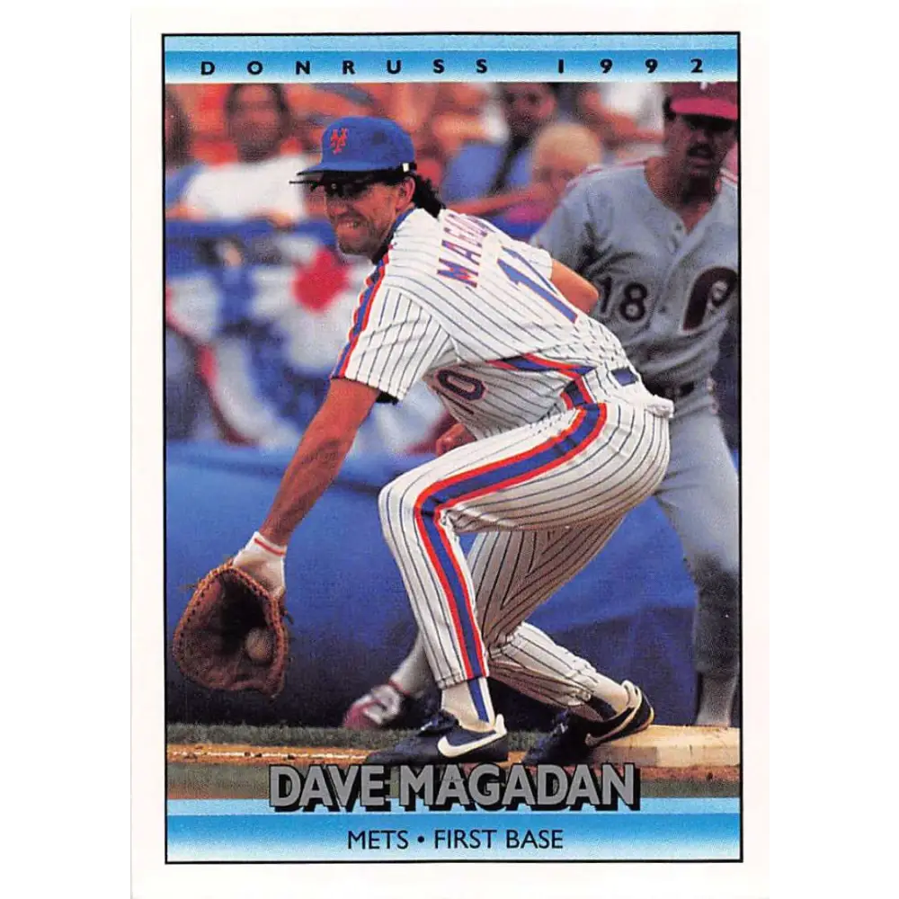 1992 Donruss #45 Dave Magadan NM-MT New York Mets Baseball Card Image 1