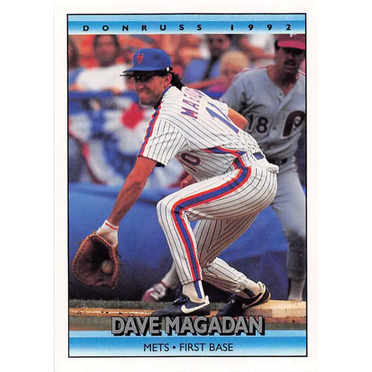 1992 Donruss #45 Dave Magadan NM-MT New York Mets Baseball Card Image 1