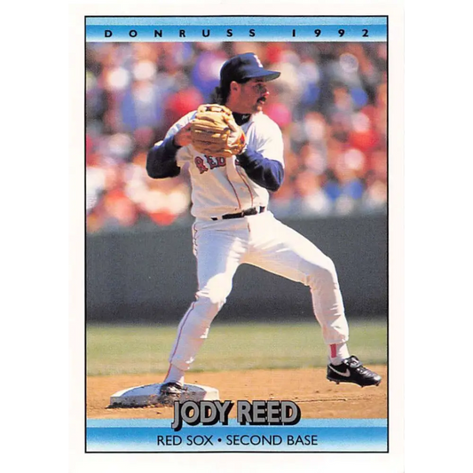 1992 Donruss #47 Jody Reed NM-MT Boston Red Sox Baseball Card Image 1