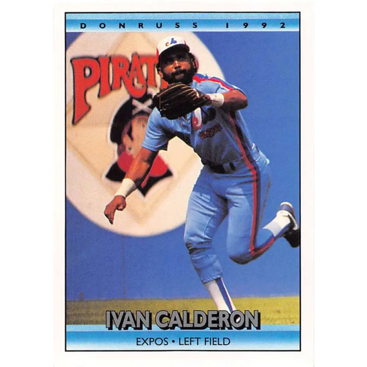 1992 Donruss #48 Ivan Calderon NM-MT Montreal Expos Baseball Card Image 1