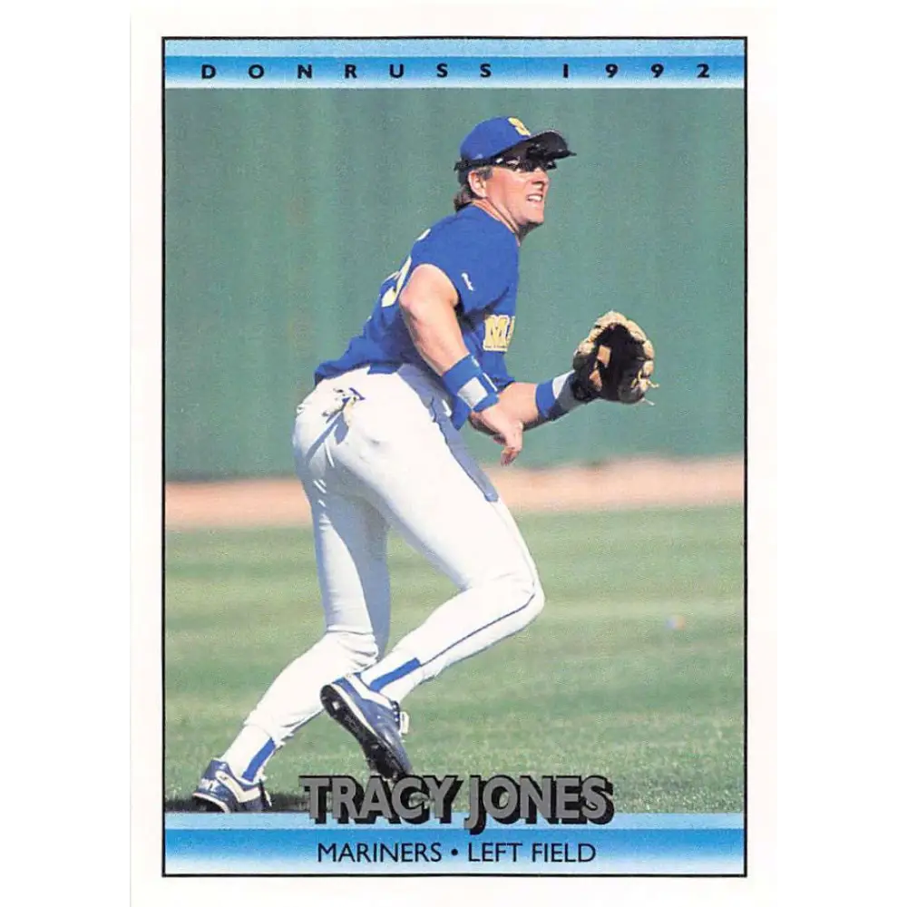1992 Donruss #519 Tracy Jones NM-MT Seattle Mariners Baseball Card Image 1