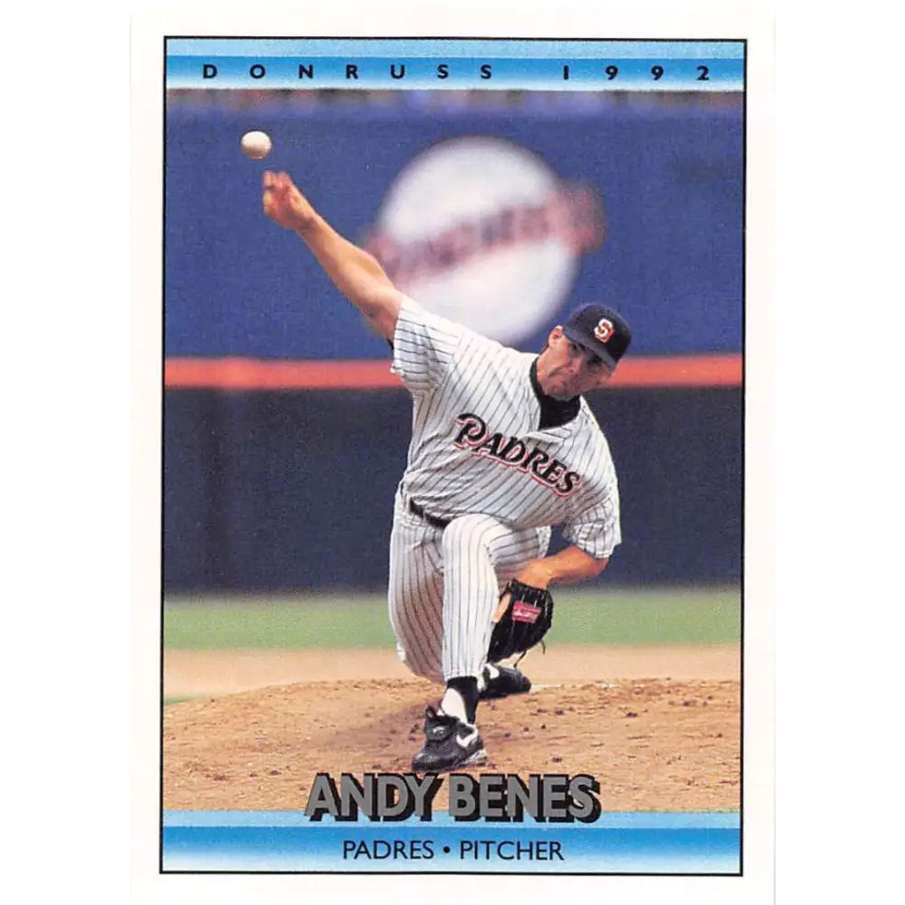 1992 Donruss #524 Andy Benes NM-MT San Diego Padres Baseball Card Image 1