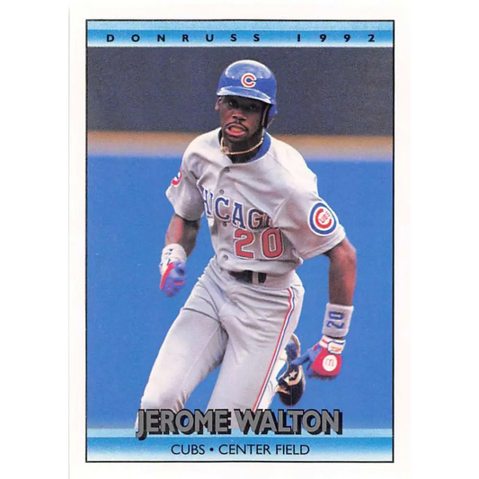 1992 Donruss #528 Jerome Walton NM-MT Chicago Cubs Baseball Card Image 1