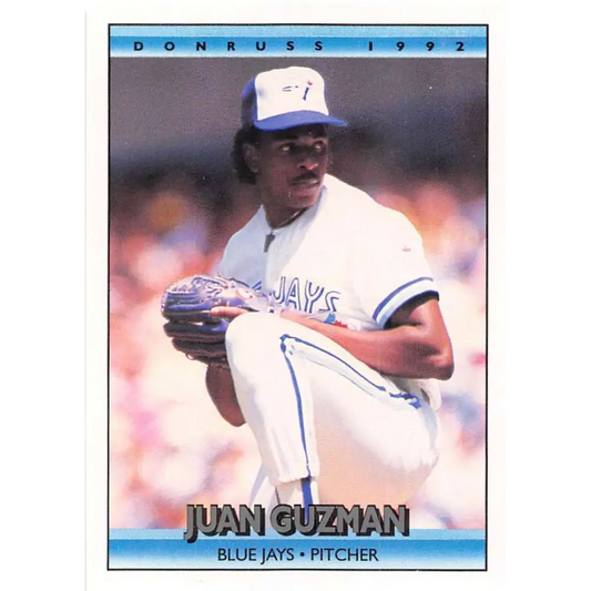 1992 Donruss #534 Juan Guzman NM-MT Toronto Blue Jays Baseball Card Image 1