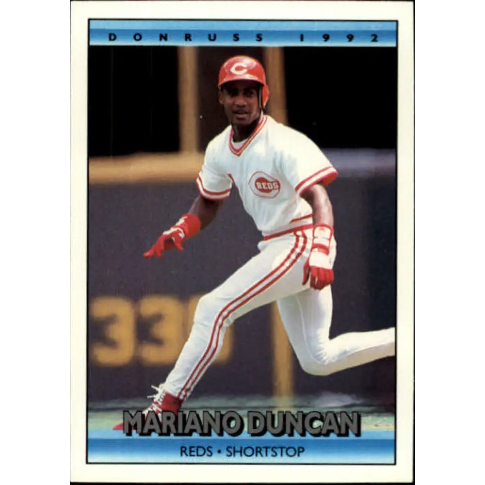 1992 Donruss #540 Mariano Duncan NM-MT Cincinnati Reds Baseball Card Image 1