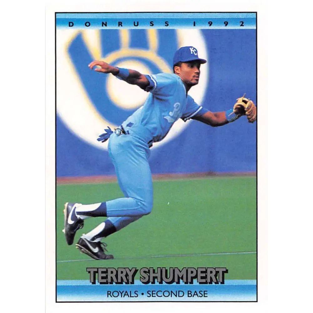 1992 Donruss #562 Terry Shumpert NM-MT Kansas City Royals Baseball Card Image 1
