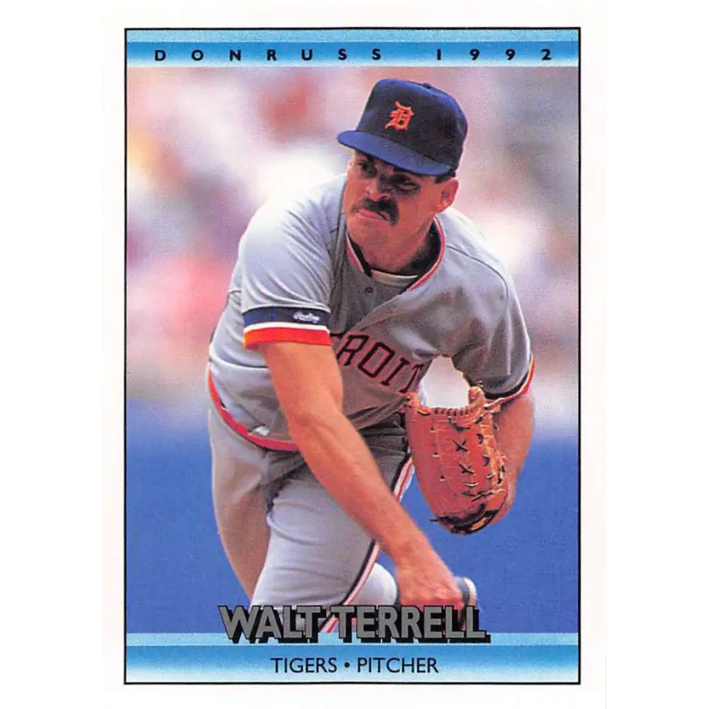 1992 Donruss #565 Walt Terrell NM-MT Detroit Tigers Baseball Card Image 1