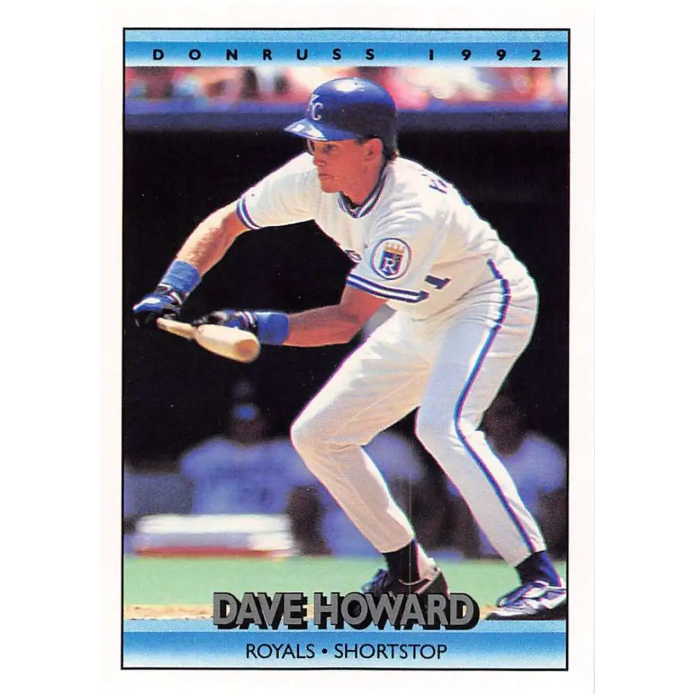 1992 Donruss #567 David Howard NM-MT Kansas City Royals Baseball Card Image 1