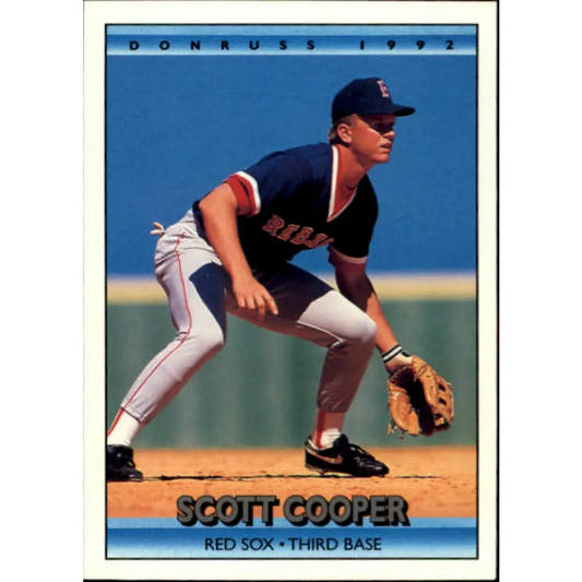 1992 Donruss #570 Scott Cooper NM-MT Boston Red Sox Baseball Card Image 1