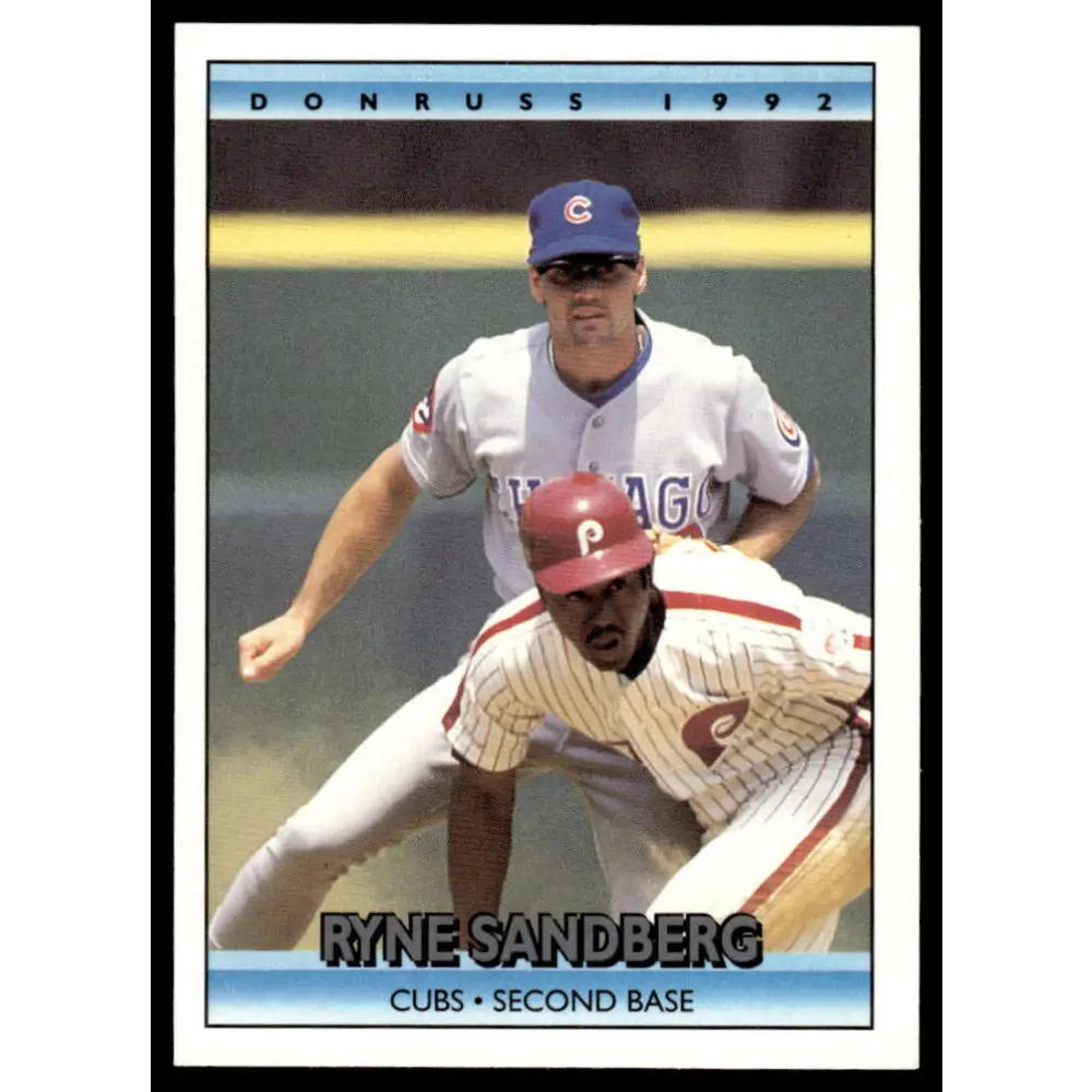 1992 Donruss #576 Ryne Sandberg EX Chicago Cubs Baseball Card Image 1