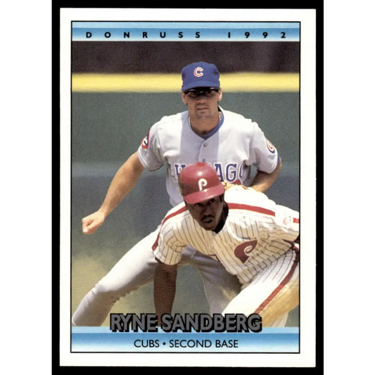 1992 Donruss #576 Ryne Sandberg EX Chicago Cubs Baseball Card Image 1