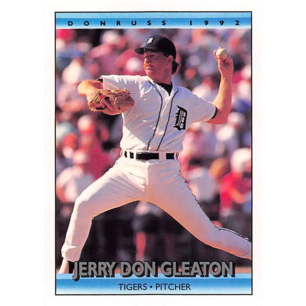 1992 Donruss #607 Jerry Don Gleaton NM-MT Detroit Tigers Baseball Card Image 1