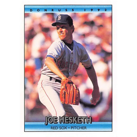 1992 Donruss #611 Joe Hesketh NM-MT Boston Red Sox Baseball Card Image 1