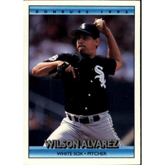 1992 Donruss #630 Wilson Alvarez NM-MT Chicago White Sox Baseball Card Image 1