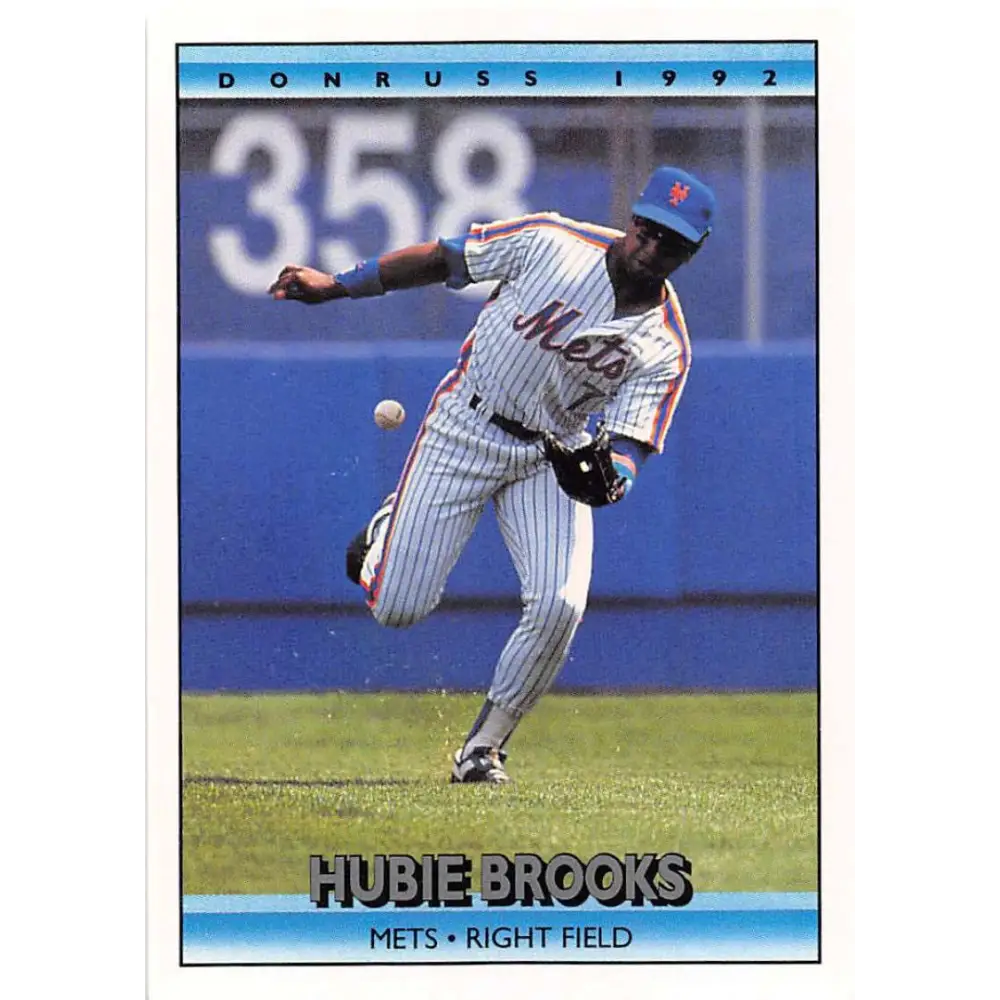 1992 Donruss #64 Hubie Brooks NM-MT New York Mets Baseball Card Image 1