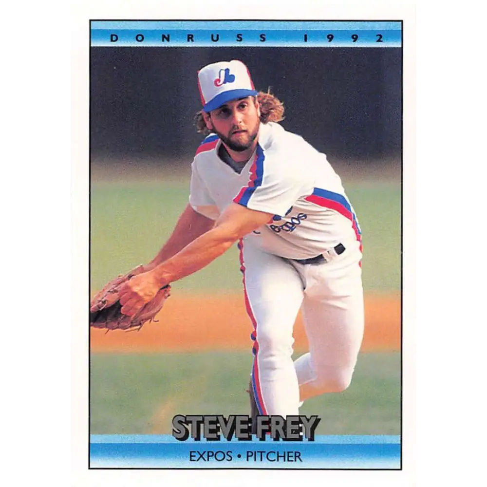 1992 Donruss #660 Steve Frey NM-MT Montreal Expos Baseball Card Image 1