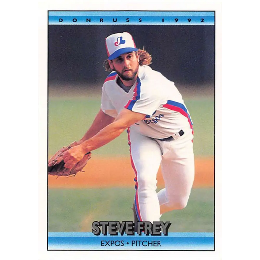 1992 Donruss #660 Steve Frey NM-MT Montreal Expos Baseball Card Image 1
