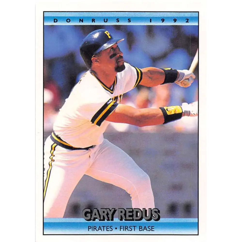 1992 Donruss #67 Gary Redus NM-MT Pittsburgh Pirates Baseball Card Image 1