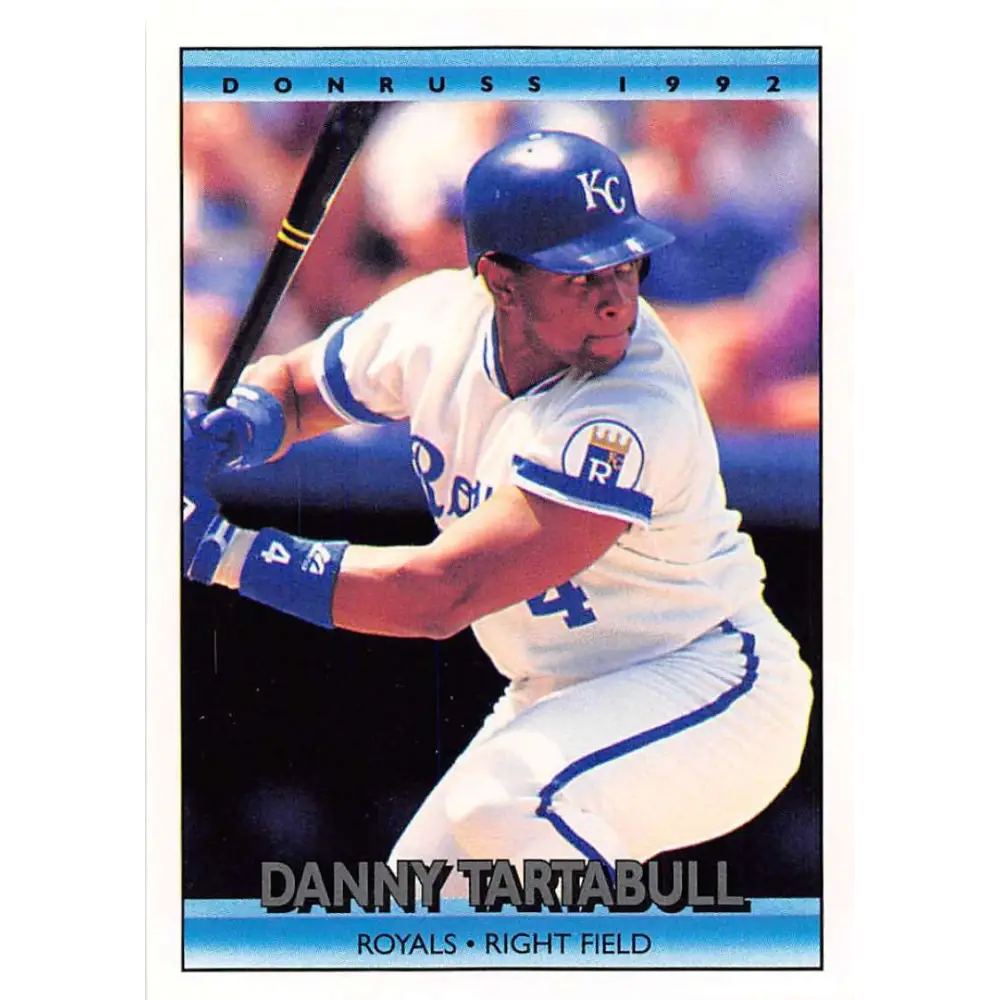 1992 Donruss #676 Danny Tartabull NM-MT Kansas City Royals Baseball Card Image 1