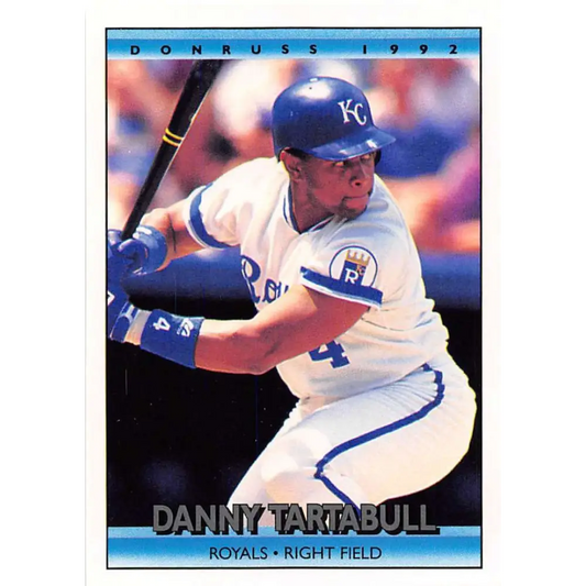 1992 Donruss #676 Danny Tartabull NM-MT Kansas City Royals Baseball Card Image 1